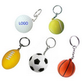 PU Foam Stress Ball Keychain